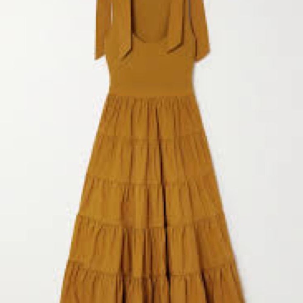 Ulla Johnson ‘Hope’ Khaki Tan Maxi Dress, Sz M/L - Picture 5 of 5